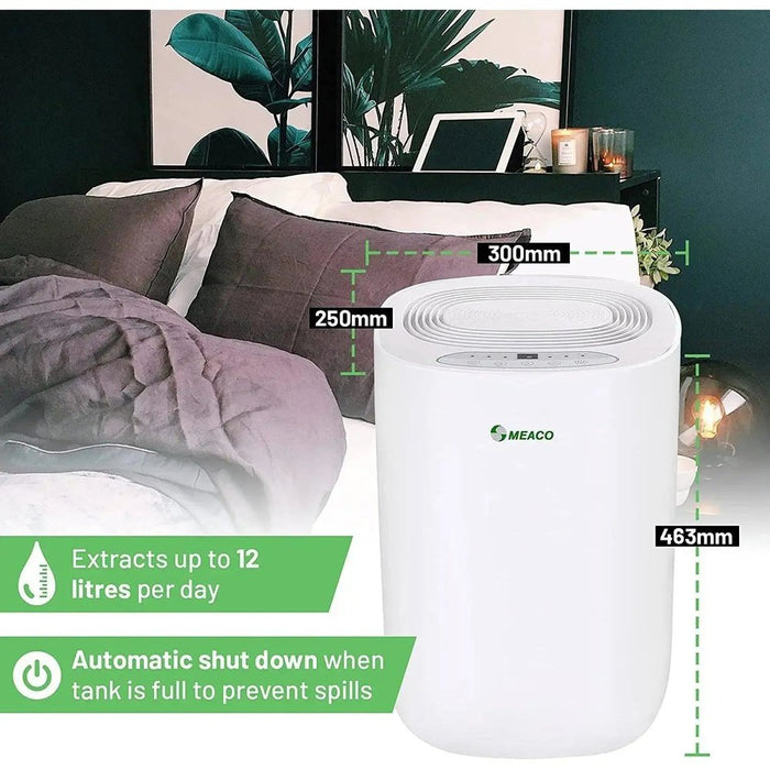 Dehumidifier - MeacoDry ABC 12L Compressor Dehumidifier - Solenco South Africa